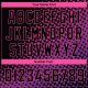 Custom Black Pink-Purple Halftone Authentic City Edition Basketball Jersey