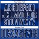 Custom Royal Navy-White Dripping Splatter Art Sublimation Soccer Uniform Jersey
